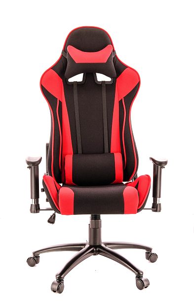 Кресло Everprof Lotus S4 Ткань Черный/Красный - Вид 3