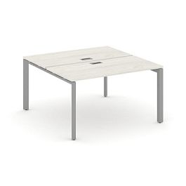 Style Project Next Рабочая станция двухсторонняя SN-59P.DRS-004 Дуб Наварра/Металл Серый/Серебро Заглушка 1580*1232*750 - Фото предпросмотра