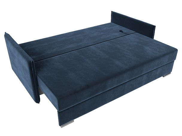 Диван прямой Сайгон Велюр синий - Вид 8