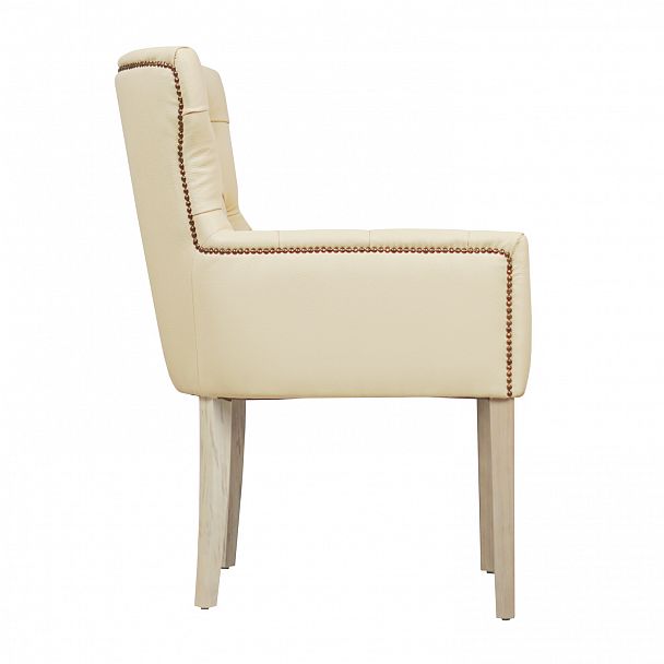 Кресло Байрон, экокожа беж - Вид 3