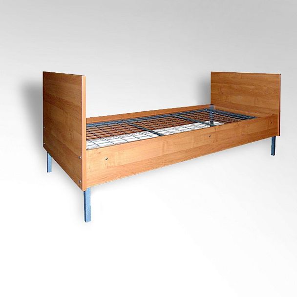 Кровать армейская с царгой из ЛДСП и панцерной сеткой - Вид 2