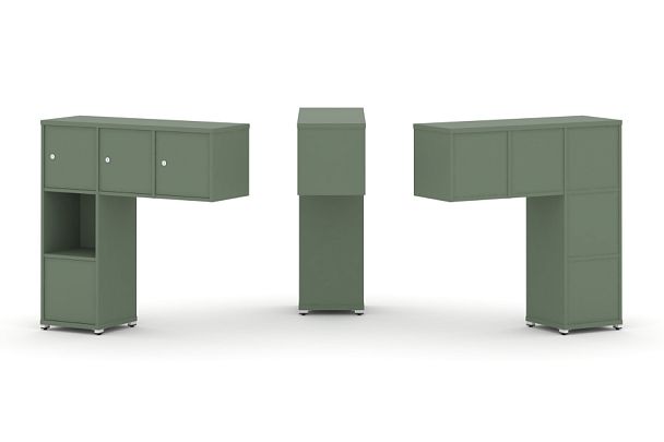 Concept Надставка низкая CN.ONN-006 Кобо/Металл Белый 1099*365*1130 - Вид 1