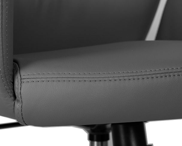 Офисное кресло для руководителей DOBRIN COLTON (серый) - Вид 7
