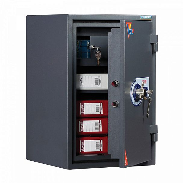 Сейф огневзломостойкий VALBERG "Гарант-67Т", 670х440х440 мм, 99 кг, ключевой замок, крепление к полу - Вид 1