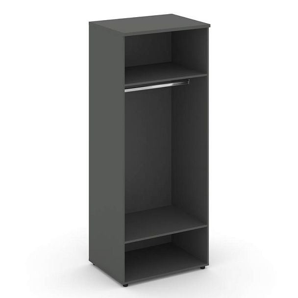 Стайл Проджект Гардероб широкий глубокий SN.GB.E-004 Антрацит/Вяз Благородный/Черный Ручки 796*600*1 - Вид 2