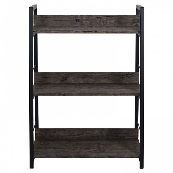 Стеллаж на металлокаркасе BRABIX "LOFT SH-002", 600х350х845 мм, цвет морёный дуб, 641231 - Вид 4