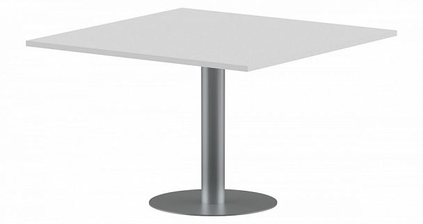 Стол "Imago" ПРГ-6 белый/ алюминий - Вид 1