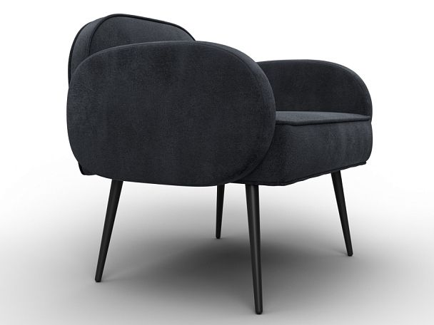 Кресло Лига-086 Велюр серый - Вид 3