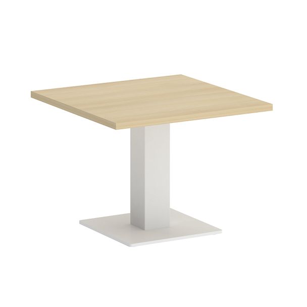 Home Office Стол журнальный квадратный VR.SP-5-60.2G Акация/Белый металл 600*600*450 - Вид 1