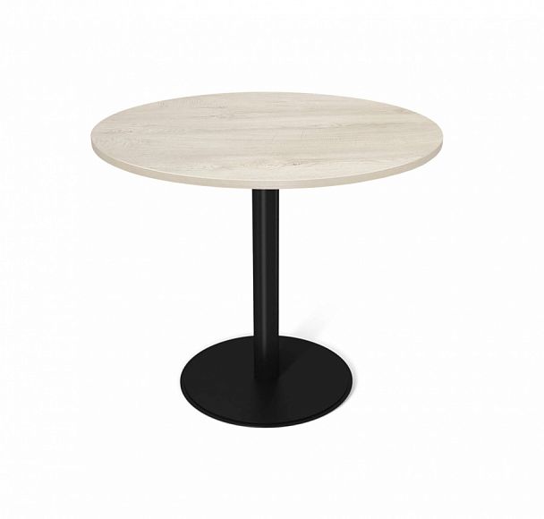 Стол Sheffilton SHT-TU43/TT 80 ЛДСП черный муар/дуб беленый - Вид 1