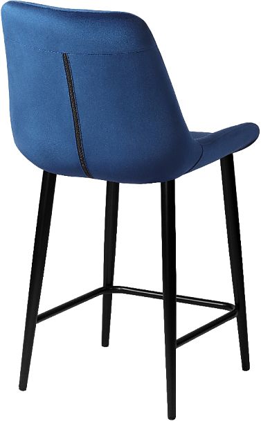 Комплект полубарных стульев Эйден, Confetti blue/черный, 3 шт. - Вид 4