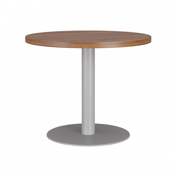 Стол переговорный Zion 80x80x76 орех - Вид 1