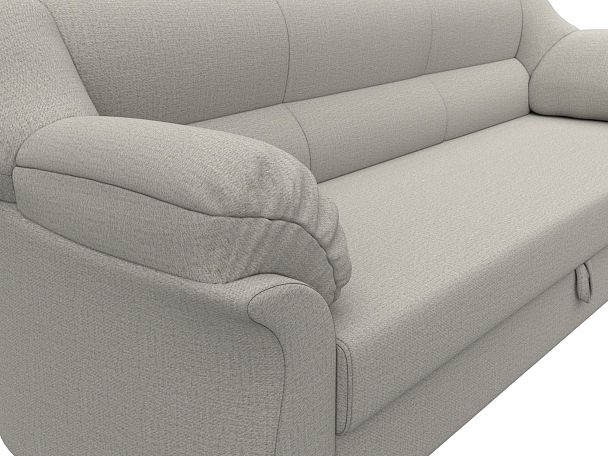 Диван прямой Карнелла Рогожка бежевый - Вид 4