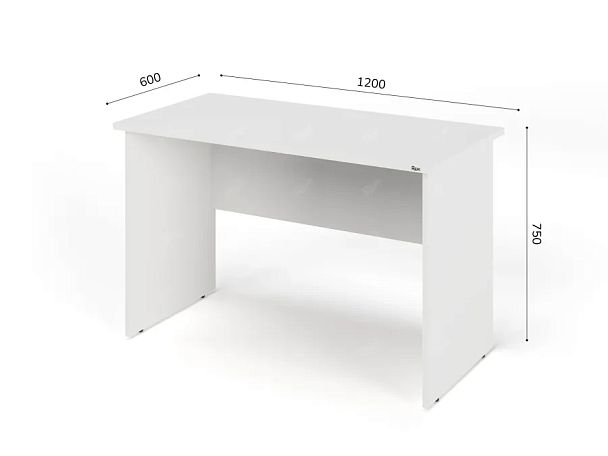 ЛАЙТ / LIGHT RLG001-12x6 Прямоугольный стол 120x60x75 Белый - Вид 2
