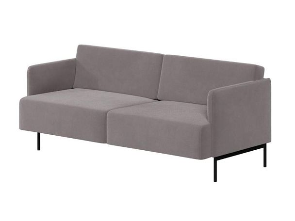 Stenly Диван двухместный STN-2 Velutto 08/Металл Черный 1800*840*760 - Вид 1