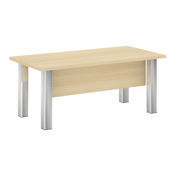 Yalta Стол руководителя M-LT.D-18.1 Акация/Нерж. сталь 1800*900*750 - Вид 1
