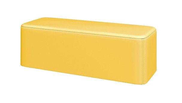 Пуф БЛОК БК-12040 120х45х40h Oregon 08 (кожзам) желтый "Пуфы и банкетки"  ТК-002920003420 желтый - Вид 1