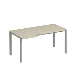 Стол эргономичный левый на металлокаркасе КФ Комфорт КФ К.С1 1139 ДШ дуб шамони / серый - Фото предпросмотра