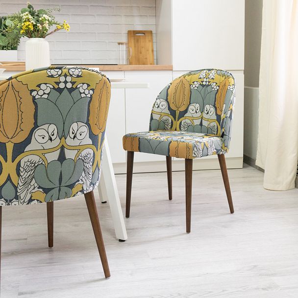 Стул Тони, гобелен синие Совы - Вид 5