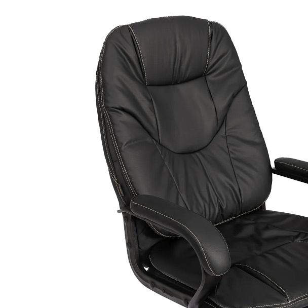 Кресло Комфорт Люкс/Comfort Lux (22), кож/зам, черный - Вид 12