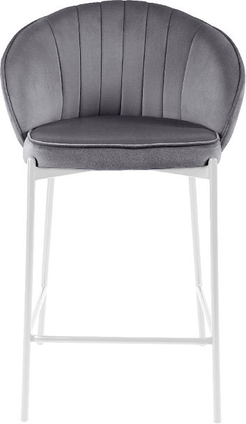 Комплект полубарных стульев Миэль серый/белый, 3 шт. - Вид 2