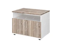 TANDEM RTD040-80G-MA Тумба под оргтехнику универсальная 800х550х600 Дуб Маувелла/Белый - Фото предпросмотра