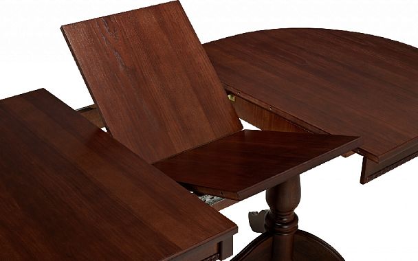 Стол деревянный раздвижной Барэнт 150(190)х90х76 Античный орех - Вид 7