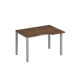 Стол эргономичный правый на металлокаркасе КФ Комфорт КФ К.С1 1136 ОФ французский орех / серый - Фото предпросмотра