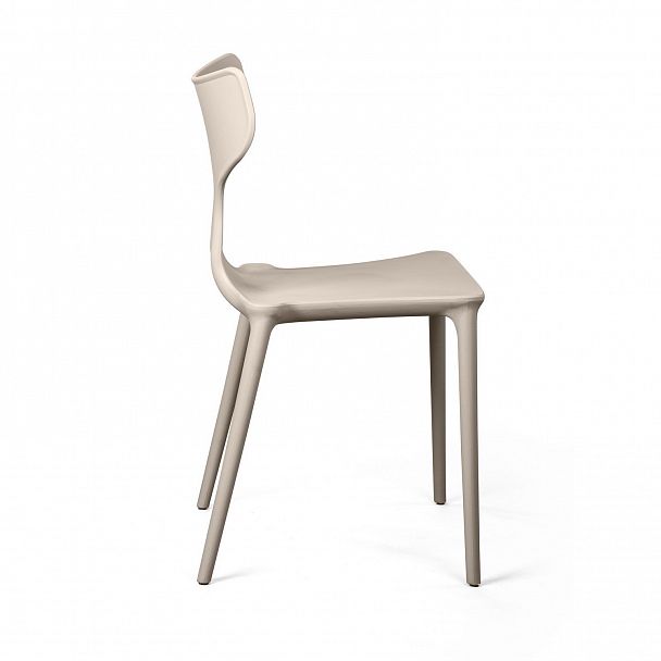 Стул Enzo, первичный пластик бежевый, стопируемый - Вид 5