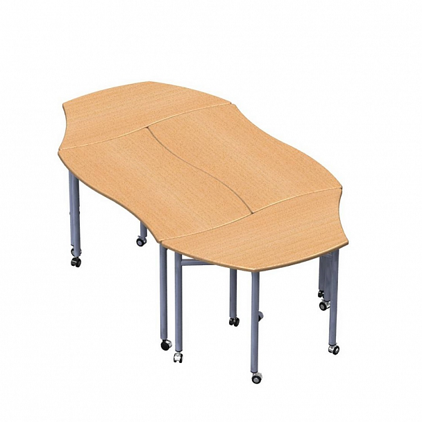 Стол ученический трансформер "Трапеция-Волна" (3-5 гр.) - Вид 2