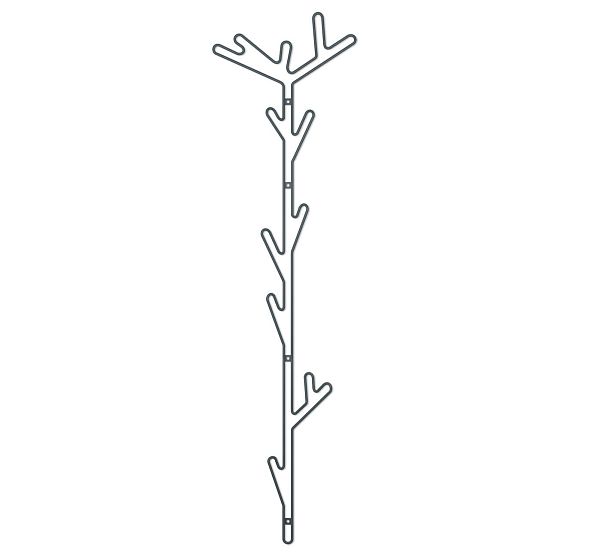 Вешалка Sheffilton SHT-WH37 антрацит - Вид 2