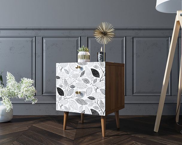 Тумбочка "Berber" с двумя ящиками 9 принт - Вид 6