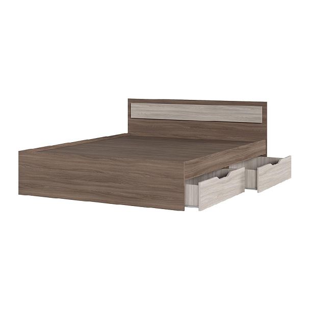 ГАРМОНИЯ КР 604 кровать с ящиками (1,652х0,78х2,032) шимо темный/шимо светлый - Вид 2