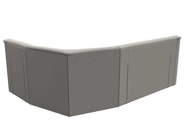 Диван угловой Карелия правый угол Рогожка бежевый - Вид 6