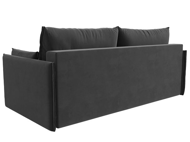 Диван угловой Сайгон (полностью велюр серый) - Вид 6