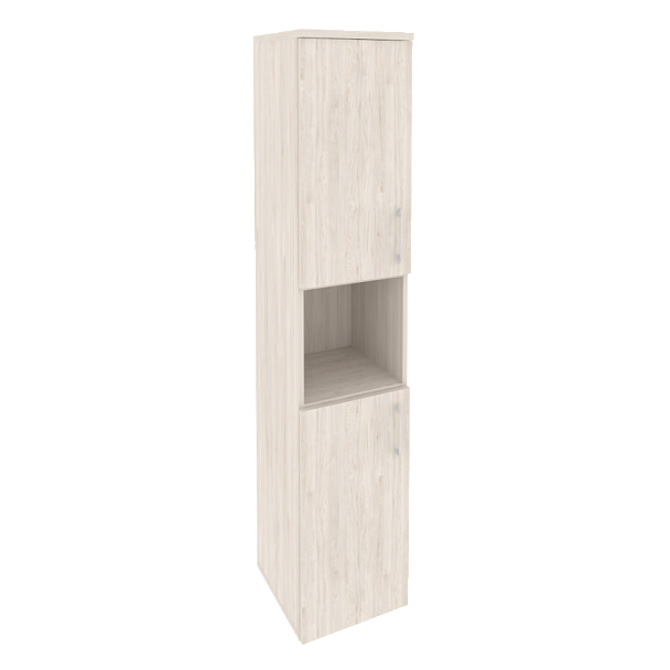 Onix Шкаф высокий узкий левый O.SU-1.5 (L) Денвер светлый 400*420*1977 - Вид 1