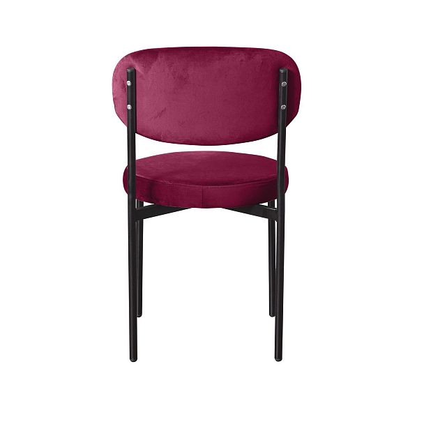 Стул Mason, бархат винно-красный 16, стопируемый - Вид 4