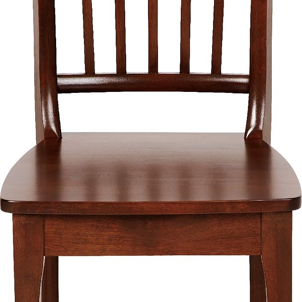 Комплект деревянных стульев с жестким сиденьем Элин Темный орех, 3 шт. - Вид 10