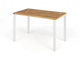 TANDEM RTD061-MK-120-ME Стол прямой на металлокаркасе ун-й 1200х700х750 Таксония медовая/Белый - Фото предпросмотра