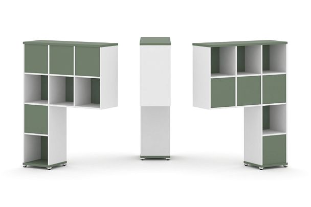 Concept Надставка высокая CN.DNV-005 Кобо/Белый Бриллиант/Металл Белый 1099*350*1486 - Вид 1