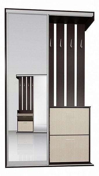 Стенка для прихожей Мебелайн-12 - Вид 1