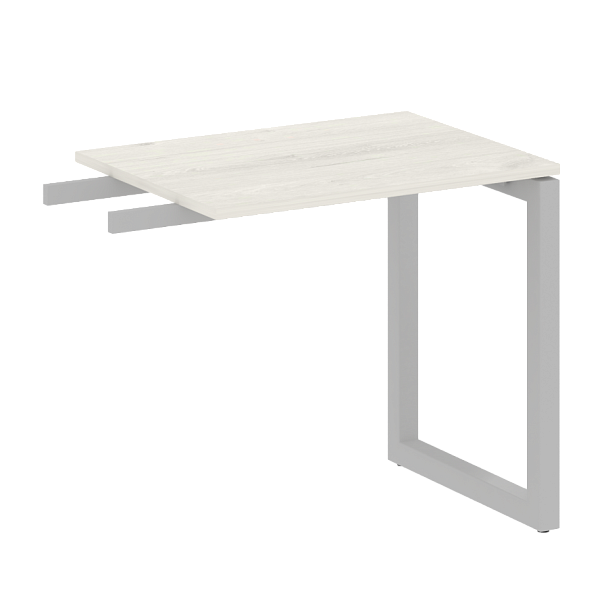 Metal System Quattro Приставной элемент на О-образном м/к 50БО.ПР-2 Дуб наварра/Серый металл 800*600*750 - Вид 1