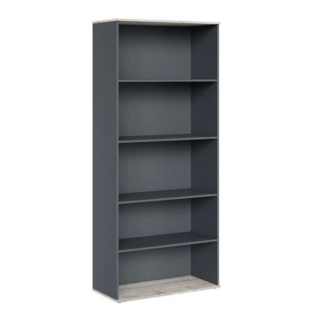 Стеллаж высокий Zion Light 90x42x207 дуб нордик - Вид 1