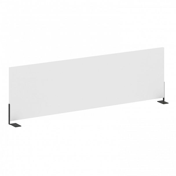 Экран боковой "Metal System" Б.ЭКР-120 белый/антрацит - Вид 1