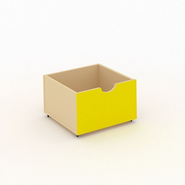 Ящик выкатной ДЯ-1М желтый - Вид 1