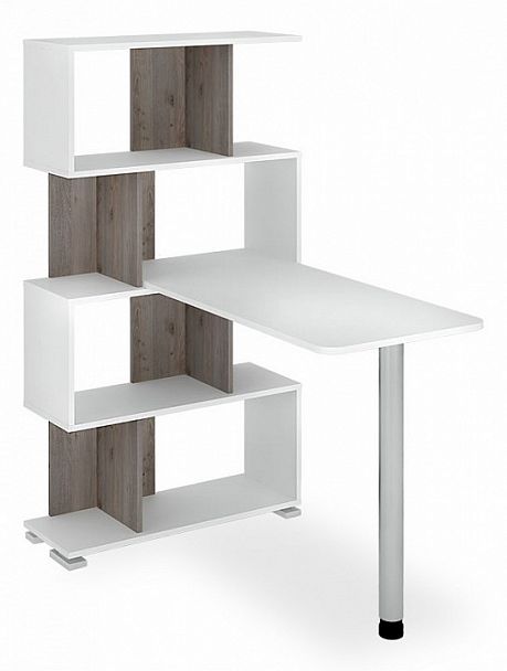 Стол компьютерный Домино нельсон СЛ-5-4СТ Белый/Нельсон - Вид 1