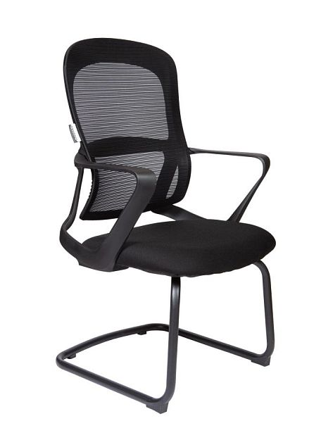 Кресло офисное / Play CF black / черный пластик / черная ткань - Вид 1