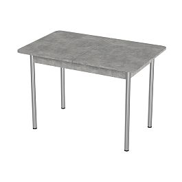 Стол Лион 2 ЛДСП (Подстолье прямое хром(мет)) НЕ ВЫБИРАТЬ Ателье светлый - Фото предпросмотра