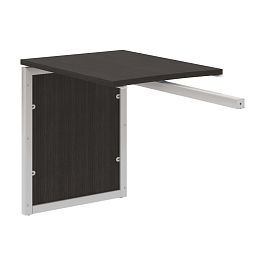 Брифинг приставка XQPR 869 Дуб Юкон Модерн/Алюминий 800х600х750 XTEN-QP - Фото предпросмотра