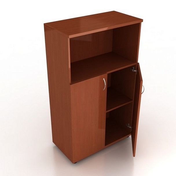 Шкаф с нишей Менеджер Ш-03+ДШК-02 орех - Вид 3